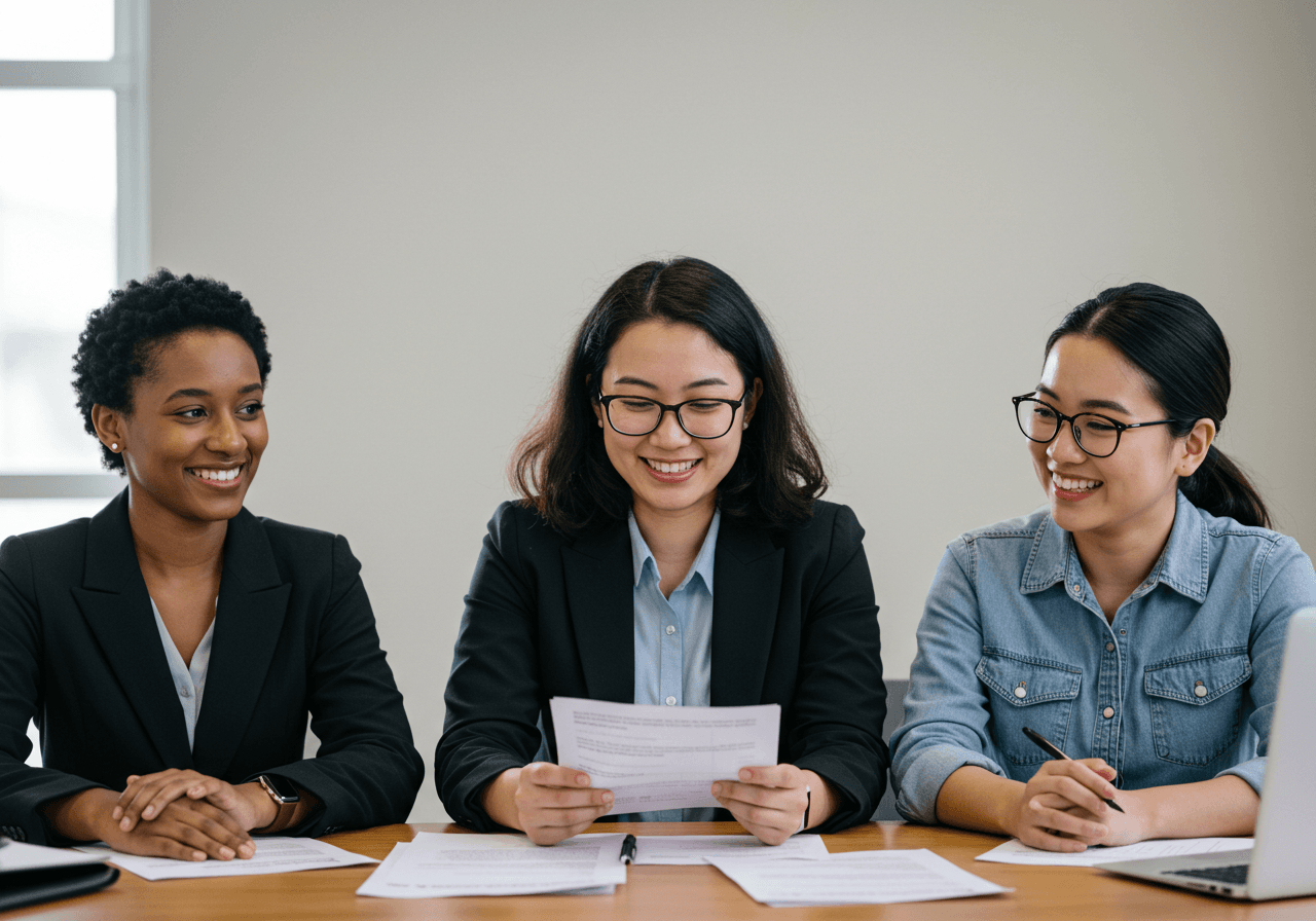 Visa interview preparation session